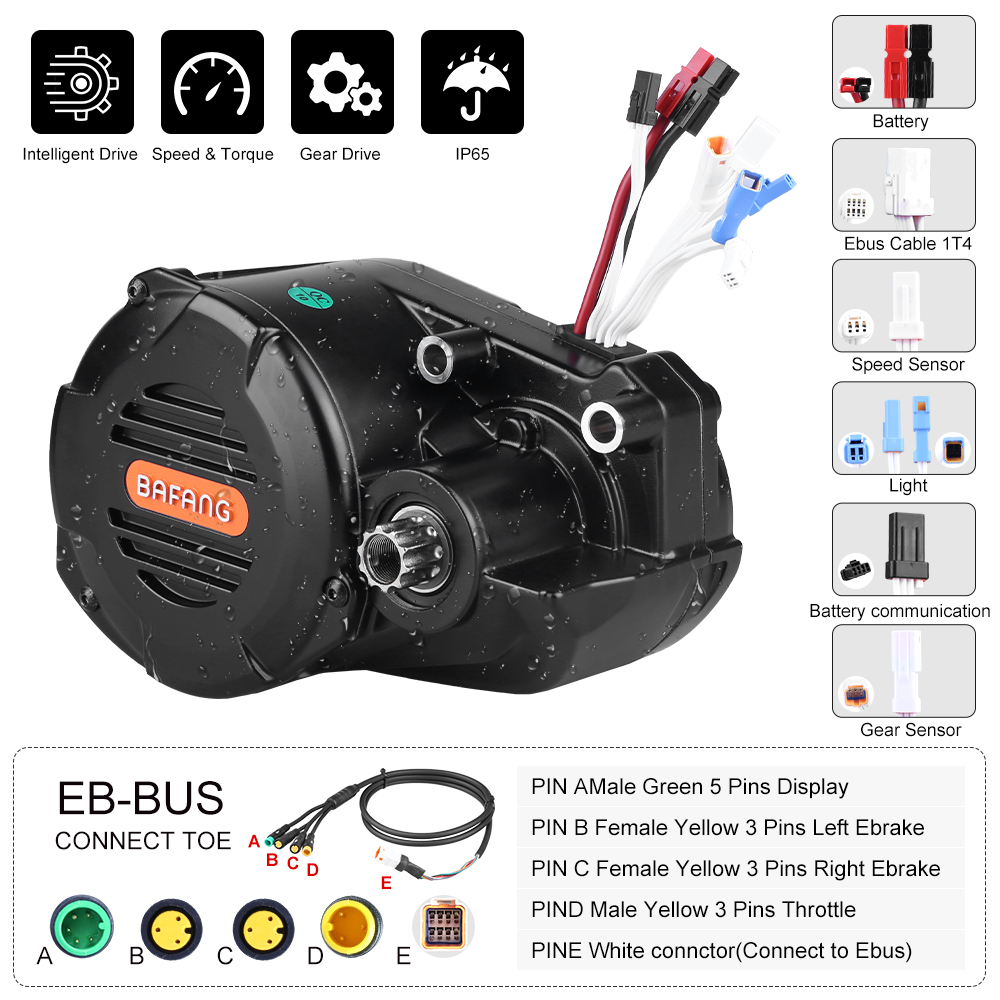 Risunmotor M620 G510 48V 52V 1 - Mid Drive Conversion Kit 1000W recensie en prijs